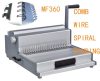 Desktop Manual mulitfunction spiral wire and comb binding machine