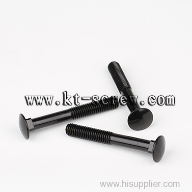 black half hexagon socket cup head cap machine screw