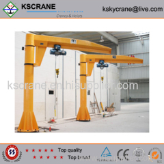 Electric Slewing Arm Crane With Wire Rope Electric Hoist