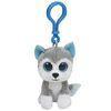 Husky Dog Stuffed Animal Plush Toy Keychain , Grey / White / Rice white