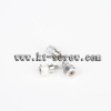 long stainless steel M8 half machine screws