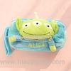 Stationery Toy Story 3 Alien Plush Pencil Case For Promotion , Blue / Yellow