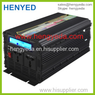 good quantity LCD display 1500w/3000W solar power inverter with battery charger made in china