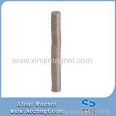 Smallest Neodymium Iron Boron magnet D0.9mmX0.5mm Nickle plating