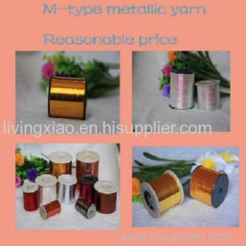 M, MX, MH types metallic yarn