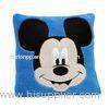 Blue / Pink Disney Mickey Mouse Plush Pillow Minnie Mouse Cushion