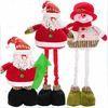 Personalized 68cm Large ChristmasStuffed Snowman With Streaching Leg