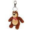 Masha Plush Bear Keychain Toys Charm Cartoon Stuffed Animals Custom Made