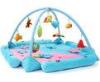 Personalised Happy Garden Blue Baby Play Gyms Soft Foam Floor