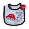 Eco Friendly Cute Car Custom Baby Bibs Coffton for Infants / Toddlers
