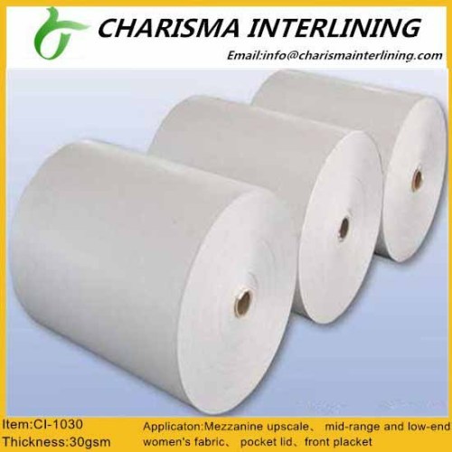 impregnation Non-woven(nonwoven fabric nonwoven interlining) 1030