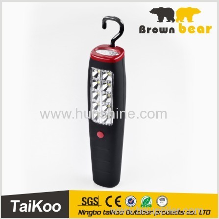 new style factory price 10+7 smd leds 3*AA battery led work light