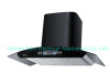 3 Speed Push Buttom Glass Panel Range Hood