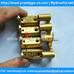 custom making precision brass parts by cnc machining in China