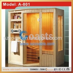 Home use wooden Infrared Sauna Room carbin