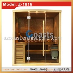 CE certificate Wood sauna steam room for 1~4personfor sale