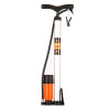 Hand floor pump with high and low pressure fit both types of valves schrader& presta