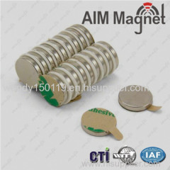 N35 3m adhesive magnet neodymium machine for fridge magnet