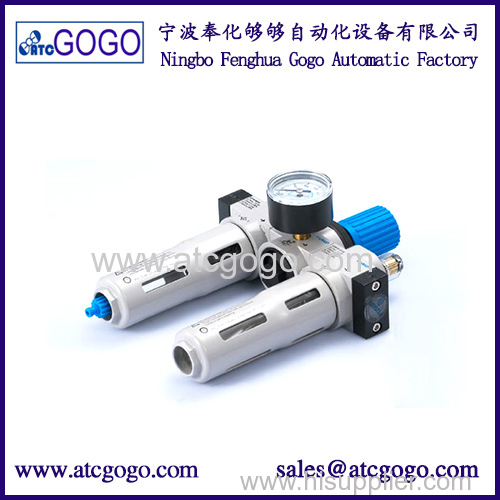 Air source treatment unit manual auto drain Air filter regulator lubricator Festo type MINI MIDI MAXI FRL