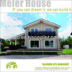 Contemporary design prefabricated house wooden villa