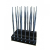 Signal Jammer GPS L1 L2 Remote Control Lojack WIFI 2.4Ghz GSM CDMA 2G 3G 4G UHF VHF 28W 12 Antennas Jammer up to 50m