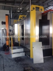 stainless steel powder coating booth
