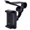 Sun Visor Bracket Mobile Phone Car Holders , Adjustable Cell Phone Car Mount for Samsung