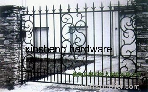 Hand Made Wrought Iron Fence