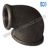 Malleable Iron Pipe Fittings Threaded Elbow Beaded 90 Degree Reducing