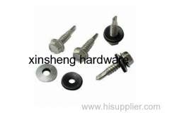 Hex Head Self Drilling Screw with Bonded Washer