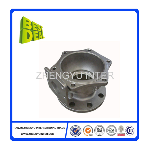 Ductile iron ball valve body casting parts