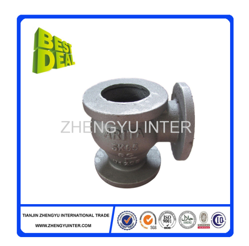 Ductile iron butterfly valve body