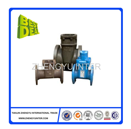 Ductile iron butterfly valve body