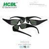 Stylish Small Black Frame Visual Reald 3D Glasses For 3D Format Film Movie
