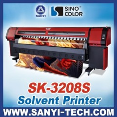 Digital Inkjet Printer With SPT510/35pl Heads For Outdoor Promotion