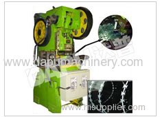 high quality razor barbed wire mesh machine