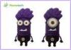 Purple Cartoon USB 8gb, Purple USB Drive,Purple Minion USB Flash Drive