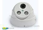 Indoor IP Security Cameras Dome surveillance 1280P 2 LEDs IR Light For Factory