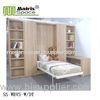 Kids Vertical Bed /Multifunctional Foldable Bookcase Wall Bed Unit/Melamine finish