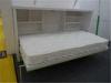 Wooden Horizontal Wall Bed Space Saving Single Folding Bed Hotel Extra Bed