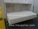 Wooden Horizontal Wall Bed Space Saving Single Folding Bed Hotel Extra Bed