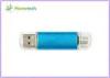 2GB High Speed OTG Mobile Phone USB Flash Drive U Disk Blue , 10MB/s