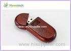 Oval Wooden Shell USB Flash Drive