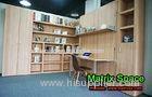 Bedroom Furniture Vertical Wall Bed With Functional Bookshelf And Table