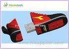 Rectangle Customized USB Flash Drive RED , Mini USB Flash Memory Stick