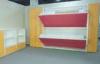 Wood Panel Bunk Wall Beds For Domitory E1 Grade Material , SGS Approved