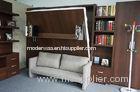 Vertical Folding Sofa Wall bed with Bookshelf for Home Furniture
