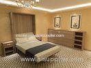 MDF Modern Folding Fold Up Wall Bed Double Wall For Hotel / Guest Room