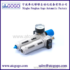 Air source treatment unit manual drain high quality filter pressure regulator lubricator 1 inch festo type