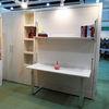 Enviromental Customized Vertical Wall Bed With Desk / Bookshelf Malamine Finishing